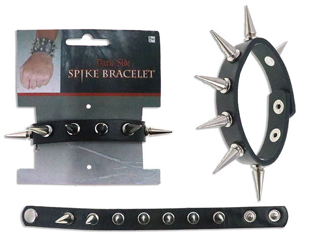 8.5in(L) Adjustable Punk Spike Bracelet. t.o.c.