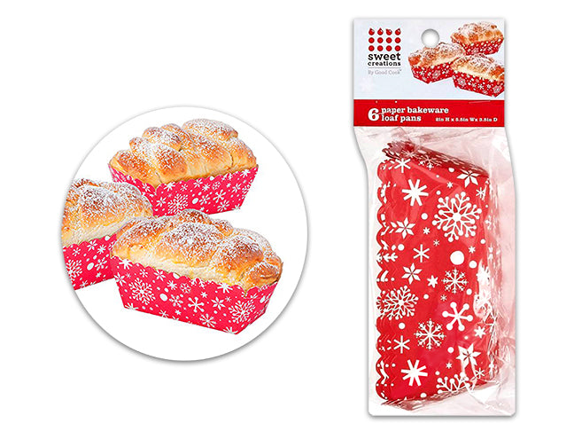 Snowflake Christmas Loaf Papers