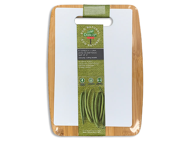 White Bamboo Cutting Board