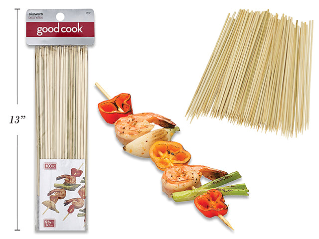 Bamboo Skewers Medium 100 Pack