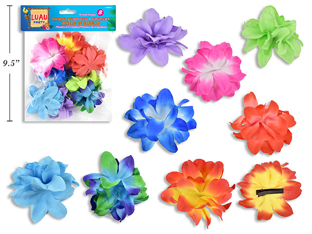 Luau Orchid Petals Hair Clip