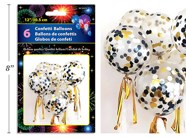 New Year Confetti Balloons