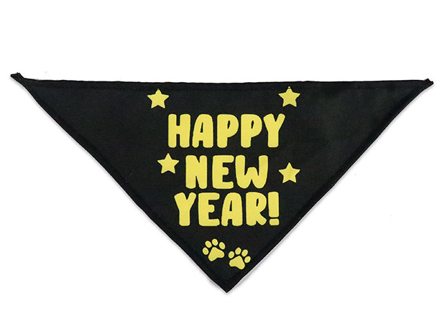 Happy New Year Pet Bandana