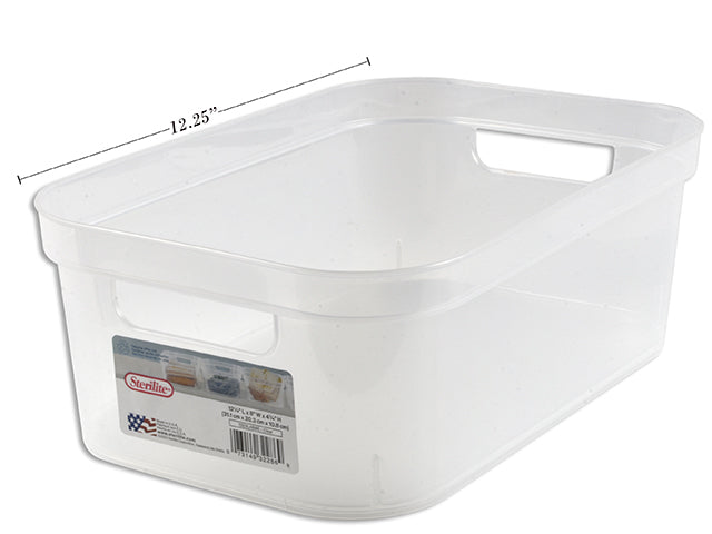 Small Storage Bin 12.25in(L)x8in(W)x4.25in(H)