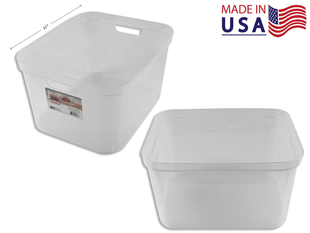 Tall Storage Bin 15in(L)x12.25in(W)x8.25in(H)