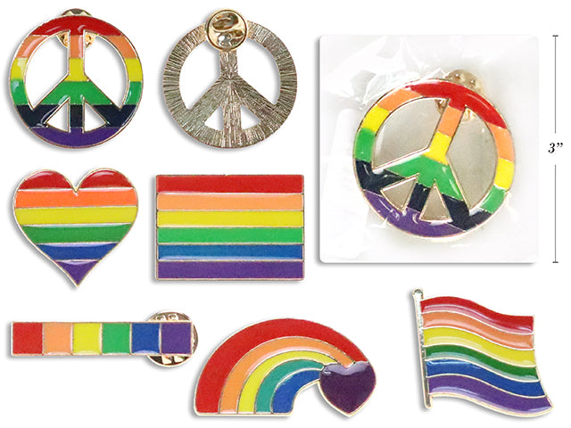 Pride Rainbow Lapel Pin