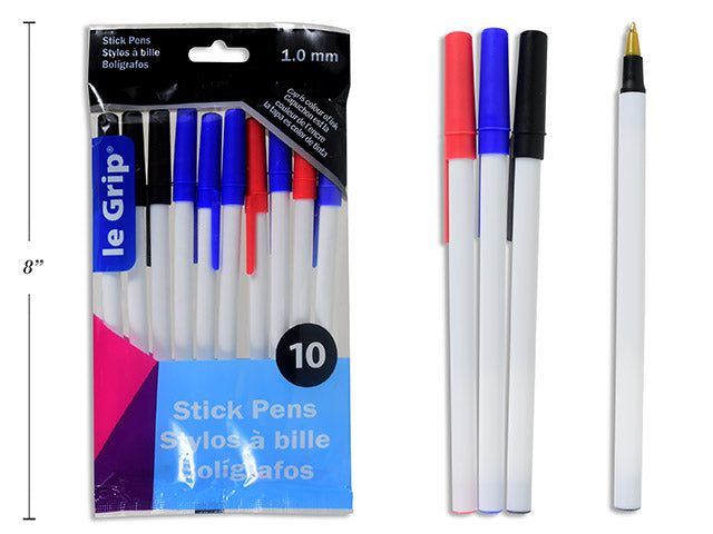 Stick Ball Pens 10 Pack