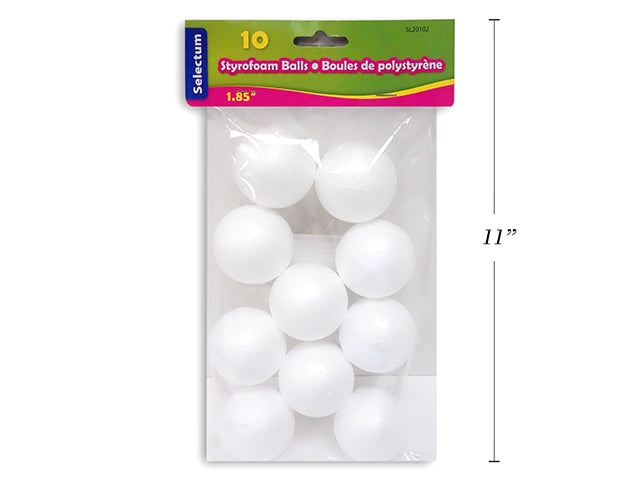 Styrofoam Balls 10 Pack