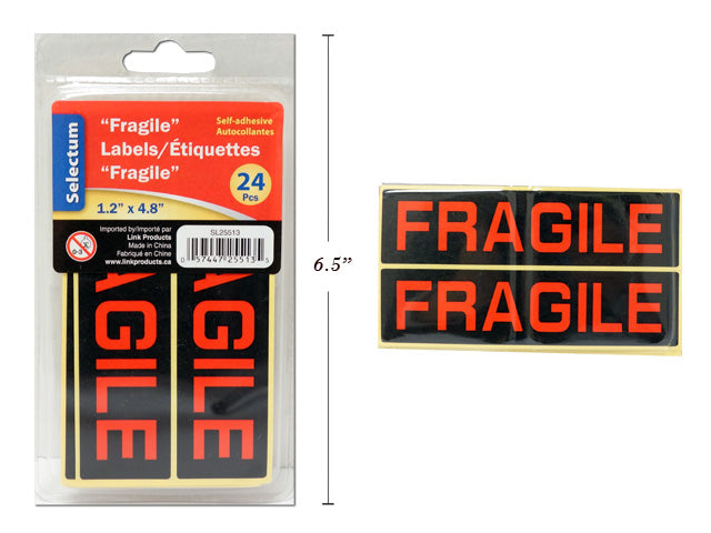 Fragile Labels 24 Labels