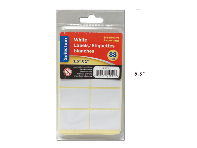 White Labels 88 Pieces