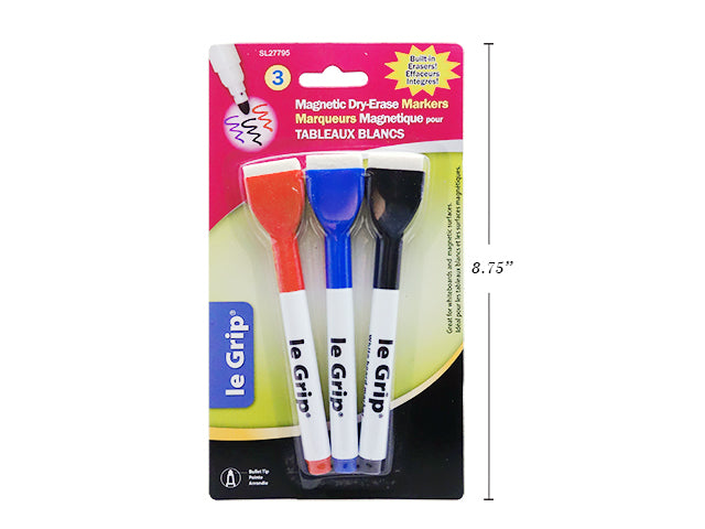 Magnetic Dry Erase Markers 3 Pack