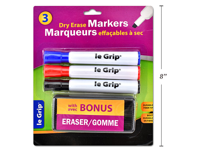 Dry Erase Markers Jumbo 3 Pack