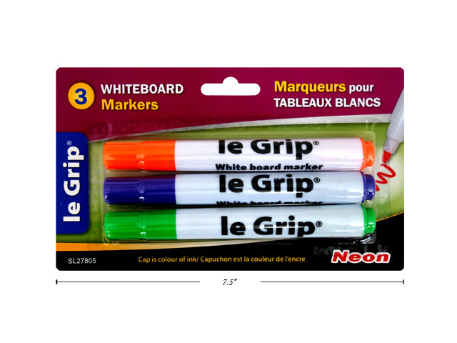 Neon Whiteboard Markers 3 Pack