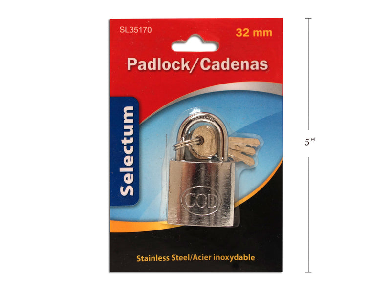 Stainless Steel Padlock Small