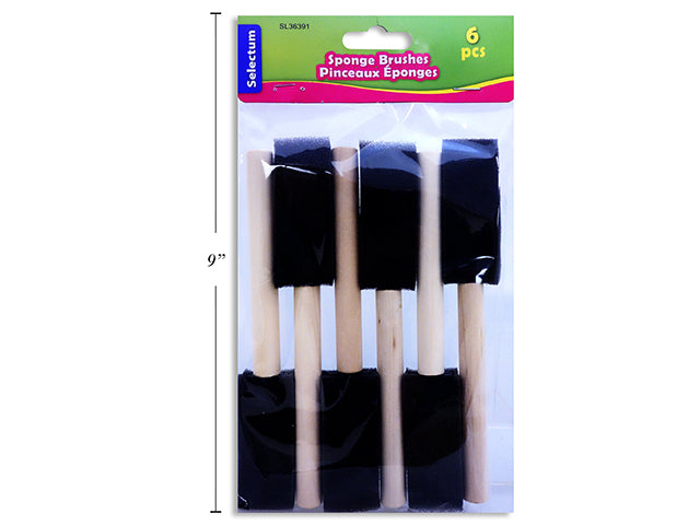 Sponge Brushes 6 Pack