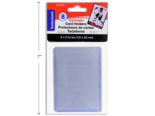 Top Loader Card Holder 8 Pack