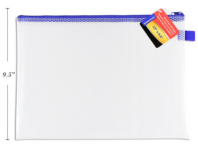 Clear Mesh Vinyl Zipper Pouch