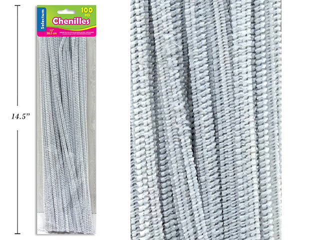 Chenilles 100 Pack White