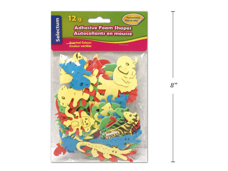 Adhesive Foam Animal Shapes