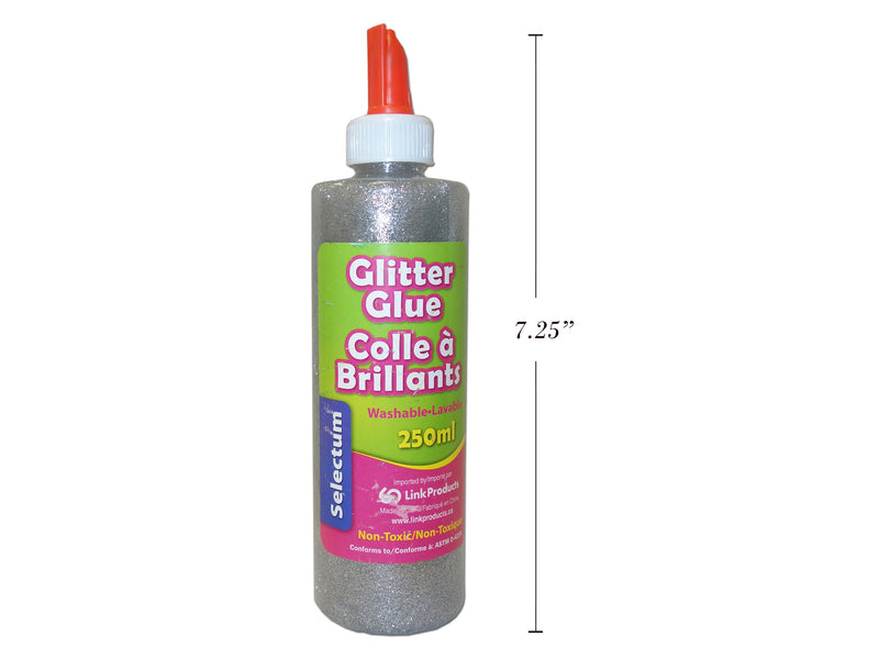 Sparkling Glitter Glue Silver