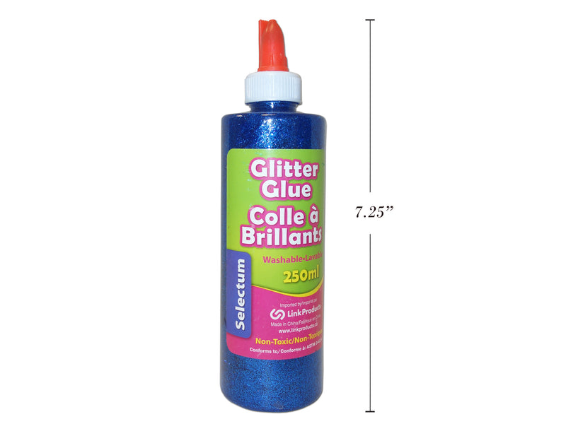 Sparkling Glitter Glue Dark Blue