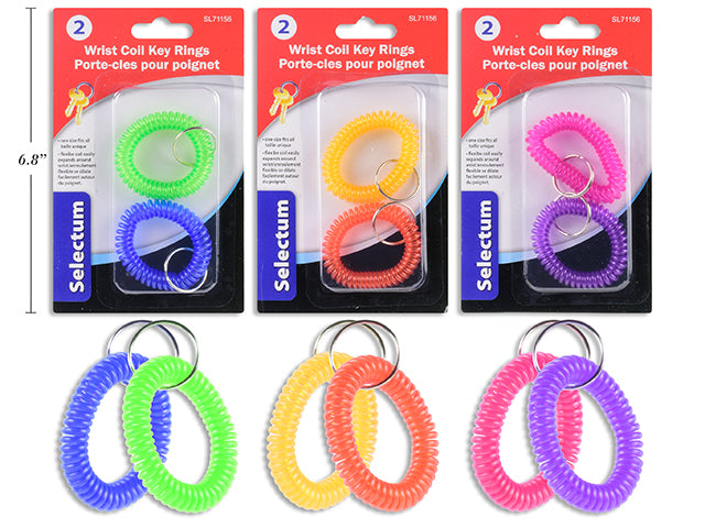 WRIST COILS, ASSORTED COLOURS