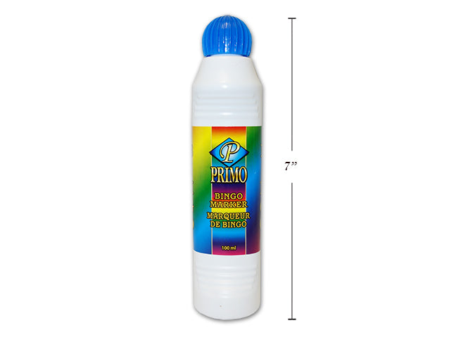 PRIMO BRAND BINGO DAUBERS 100ML, BLUE