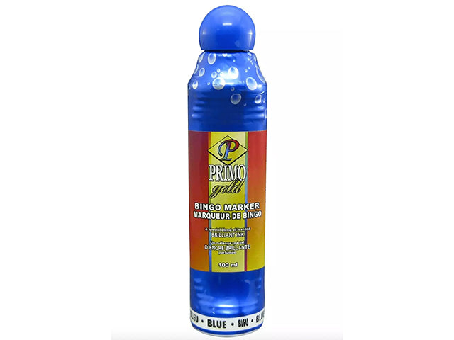 PRIMO GOLD 100ML BINGO DAUBERS BRIGHT BLUE