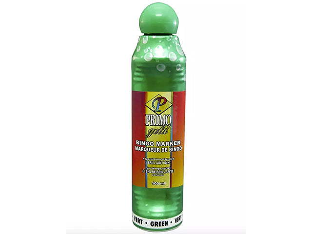 PRIMO GOLD 100ML BINGO DAUBERS BRIGHT GREEN