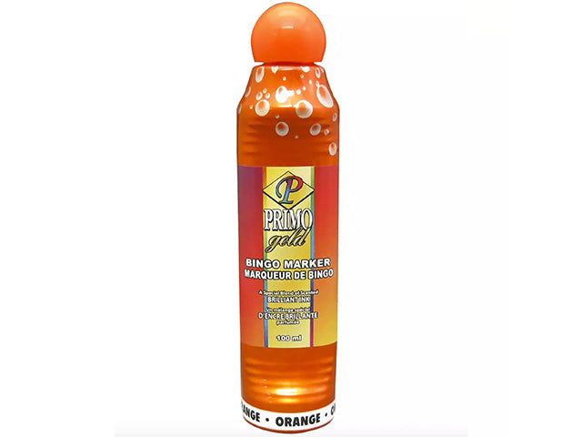 PRIMO GOLD 100ML BINGO DAUBERS BRIGHT ORANGE