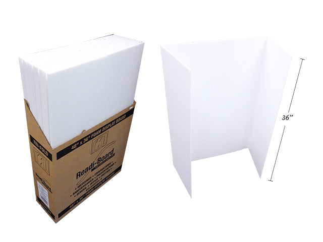 White Trifold Foam Display Board