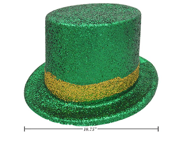 St Patricks Full Glitter Top Hat