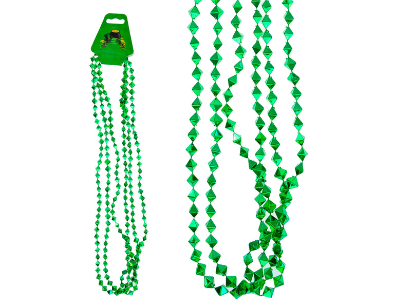 St Patricks Day Diamond Beaded Necklace