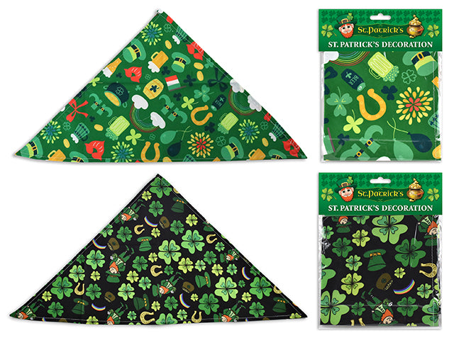 St Patricks Day Triangular Bandana