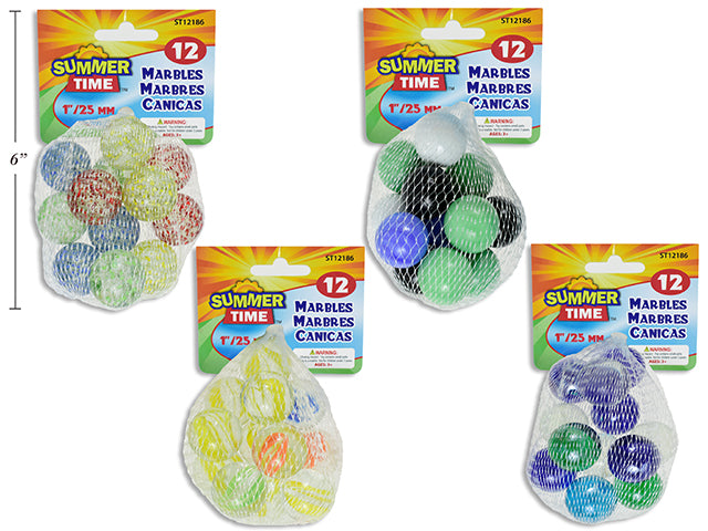 Shooter Marbles In Mesh Bag