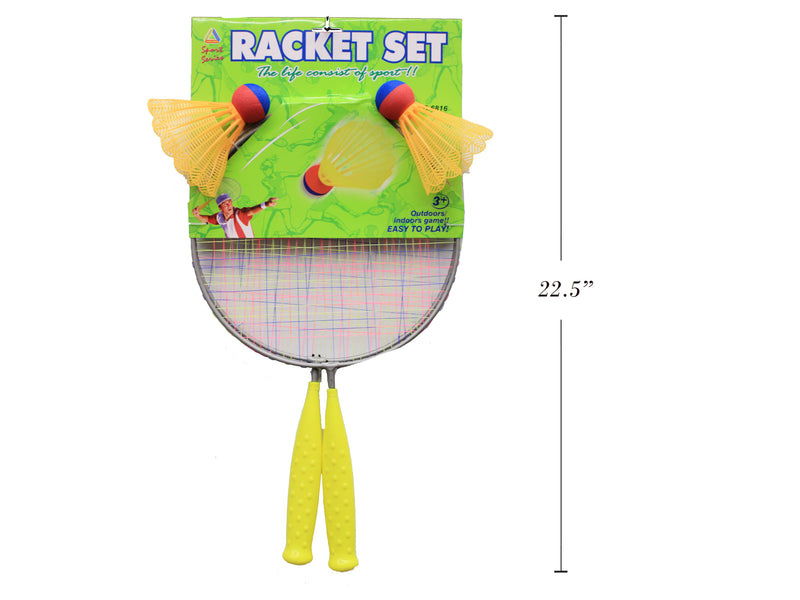 Set-4 20.5In X 12In Mega Badminton Set. Incl: 2 Pcs 5In Birdie. H-C.