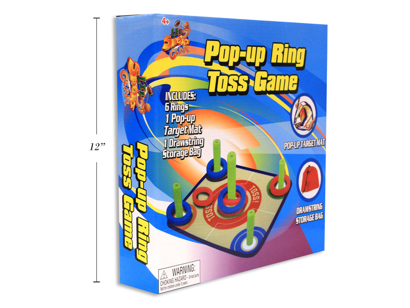 8Pcs Pop-Up Ring Toss Game. English Colour Box .