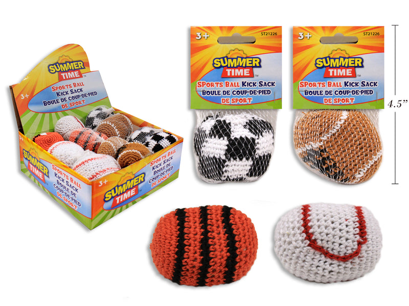 Sports Ball Knitted Hacky Sack