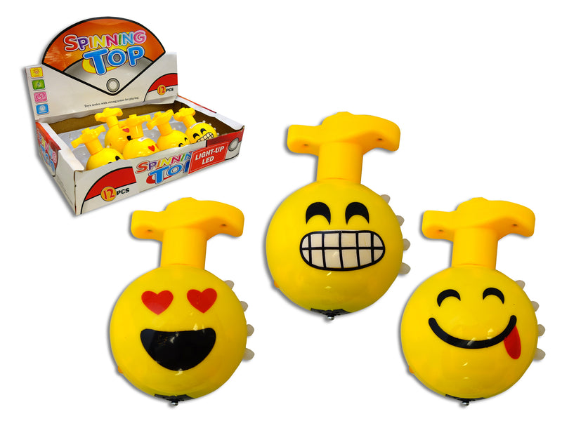 Spinning Emoji Face Ball