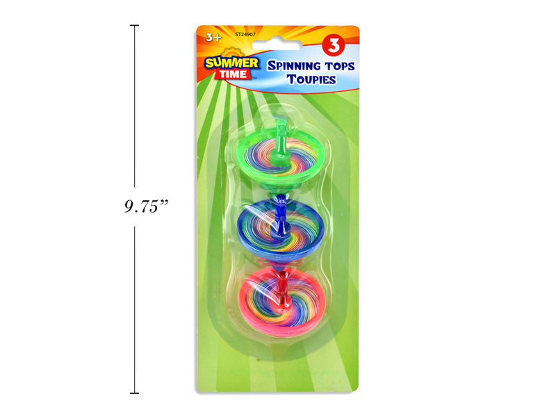 Spinning Tops 3 Pack