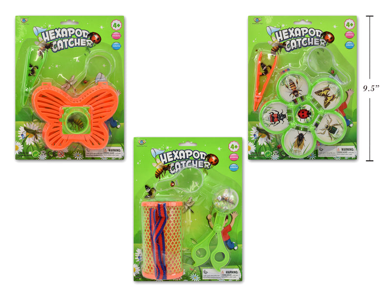 Set-3 Hexapod Bug Catcher &  Explorer Set.  3 Asst. Styles. B-C.