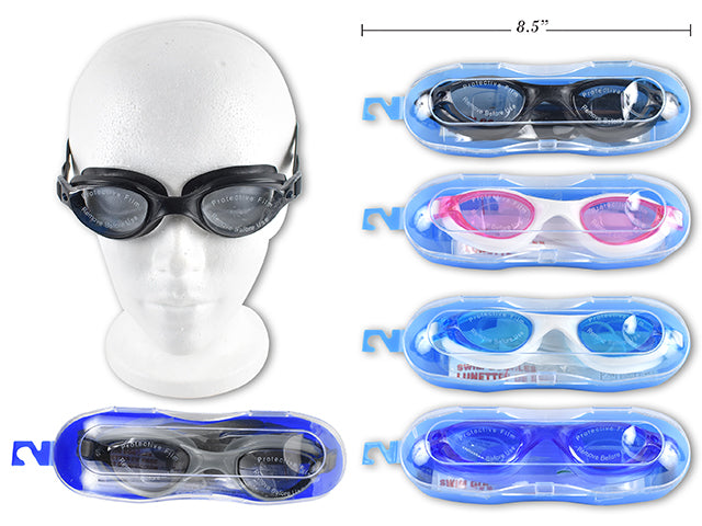 Silicone Professional Tinted Swimming Goggle