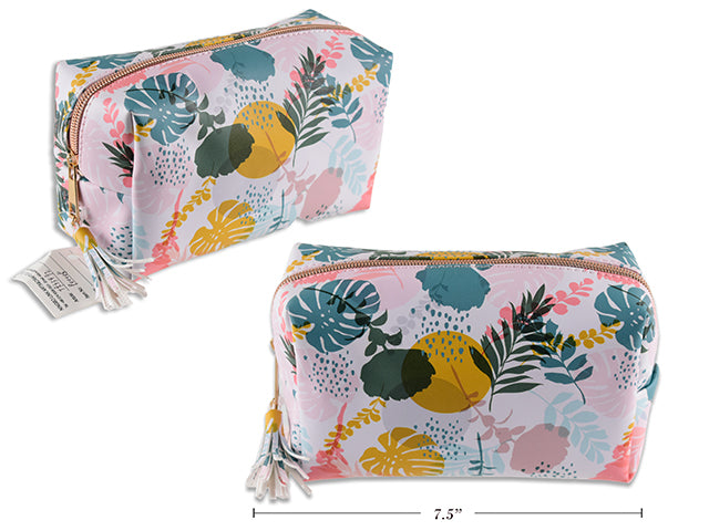 Cosmetic Toiletry Bag 19X9X11Cm Floral Design (7.4X3.4X4.3")