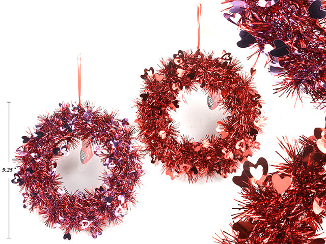 Die Cut Tinsel Wreath