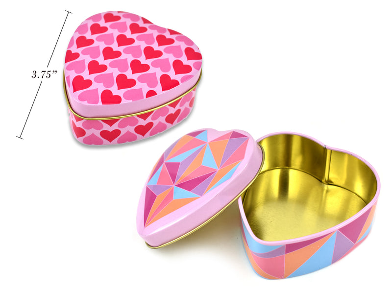 Small Shaped Tin Heart Shaped Tin