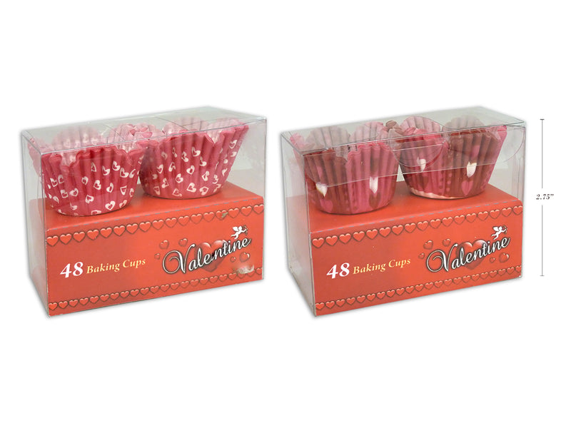 Valentine Mini Die Cut Petal Shaped Baking Cups