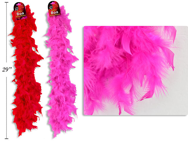 Valentines Hot Pink Feather Boa