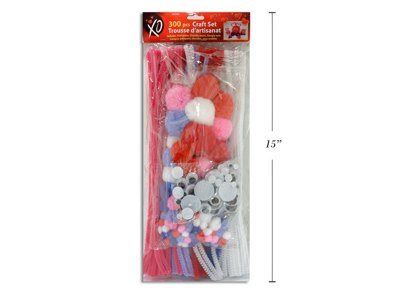 Vtine 300Pcs Make Your Own Craft Set. Pvc Bag W-Header.