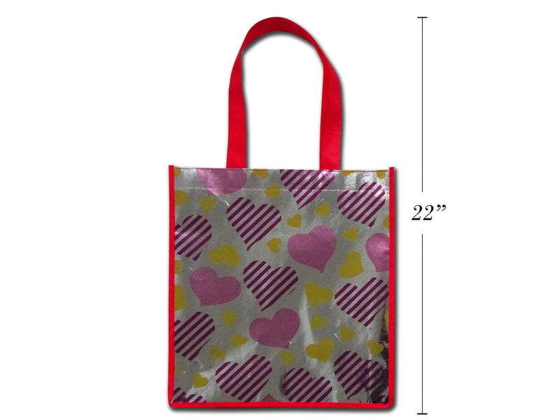 Valentines Metallic Foil Printed Non Woven Bags