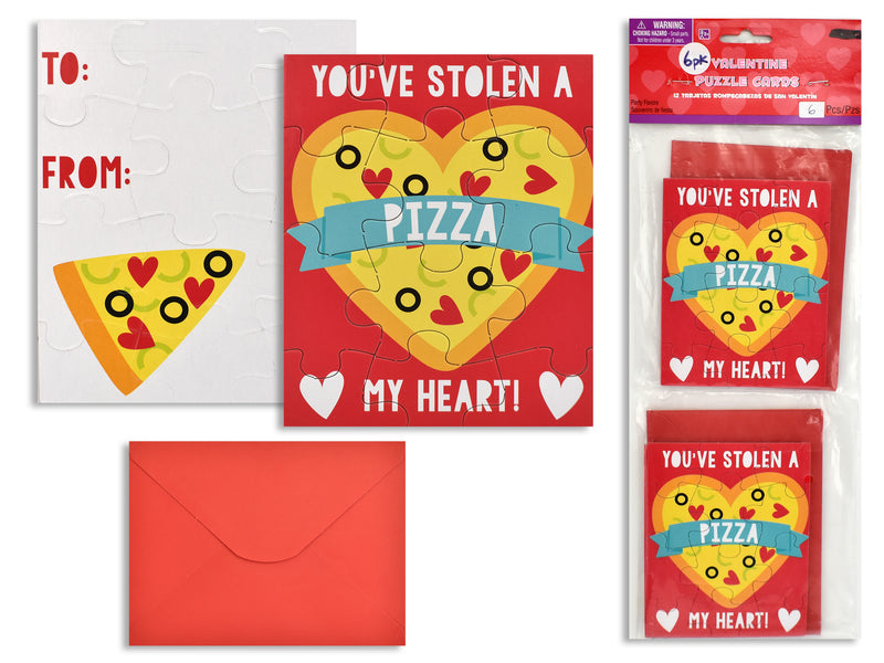 Valentine Puzzle Cards With Envelope